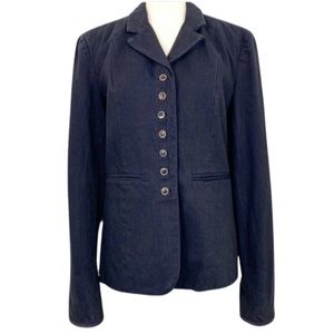 Sundance Denim Button Up Lined Jacket Blue Med